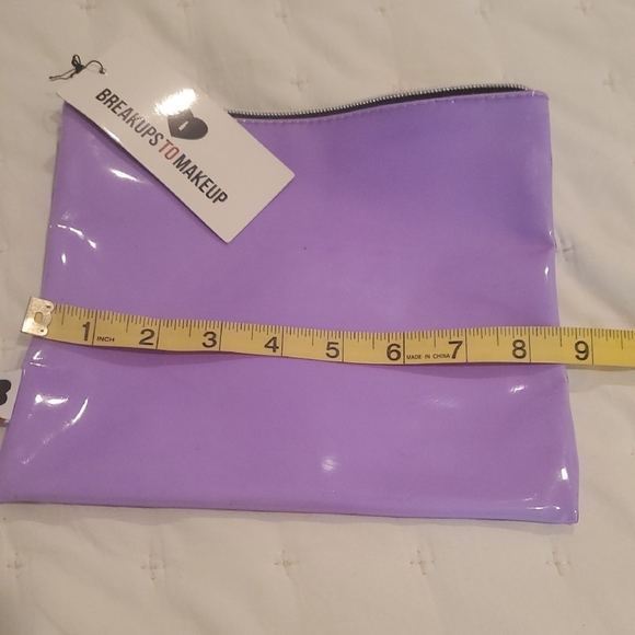 Purple Cosmetic Bag with Fun Print (24) - Picture 7 of 8